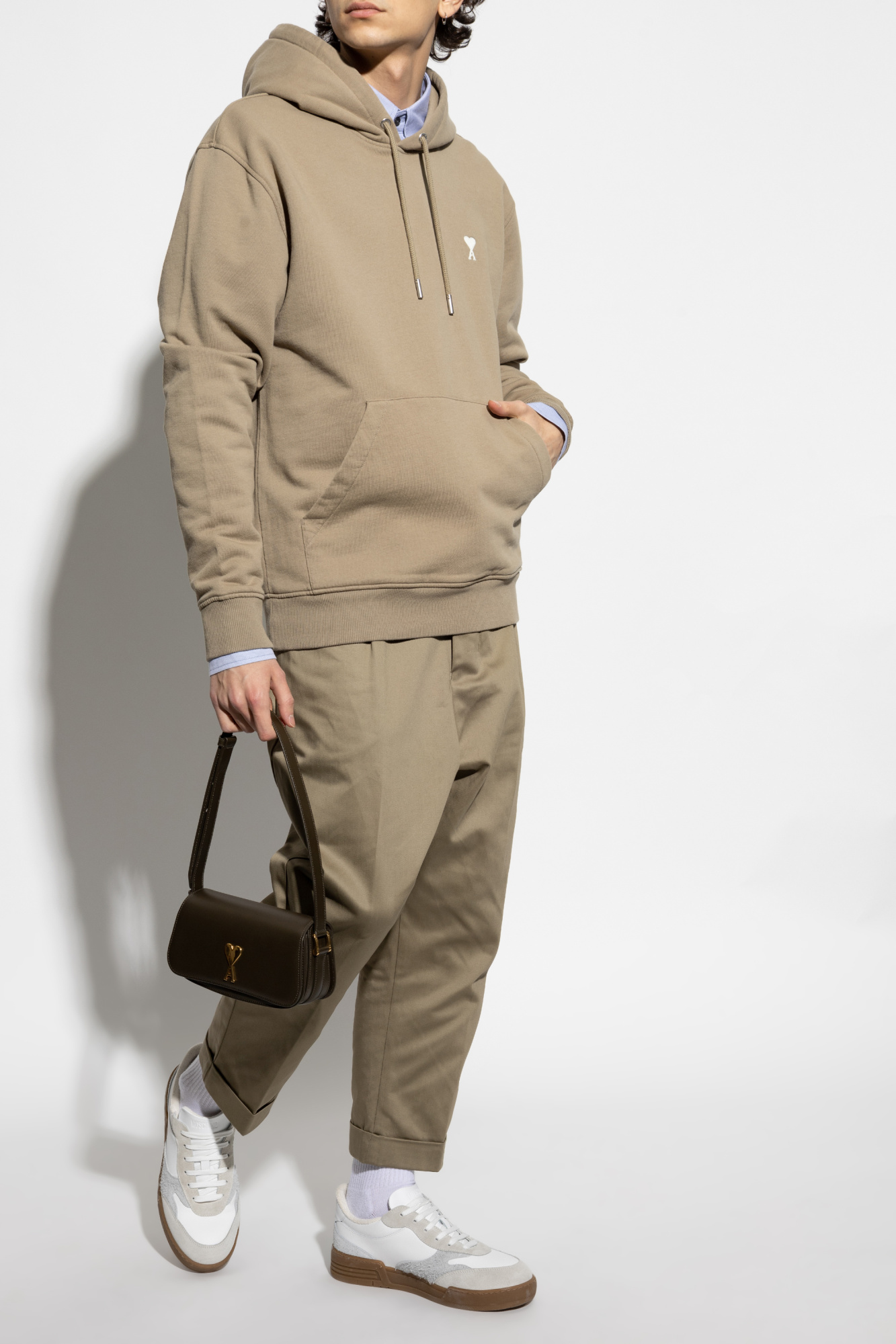 【送料&関税込】Ami Alexandre Mattiussi Sweatshirt With Logo Brown Sweatshirt with logo Ami Alexandre Mattiussi - Vitkac AS